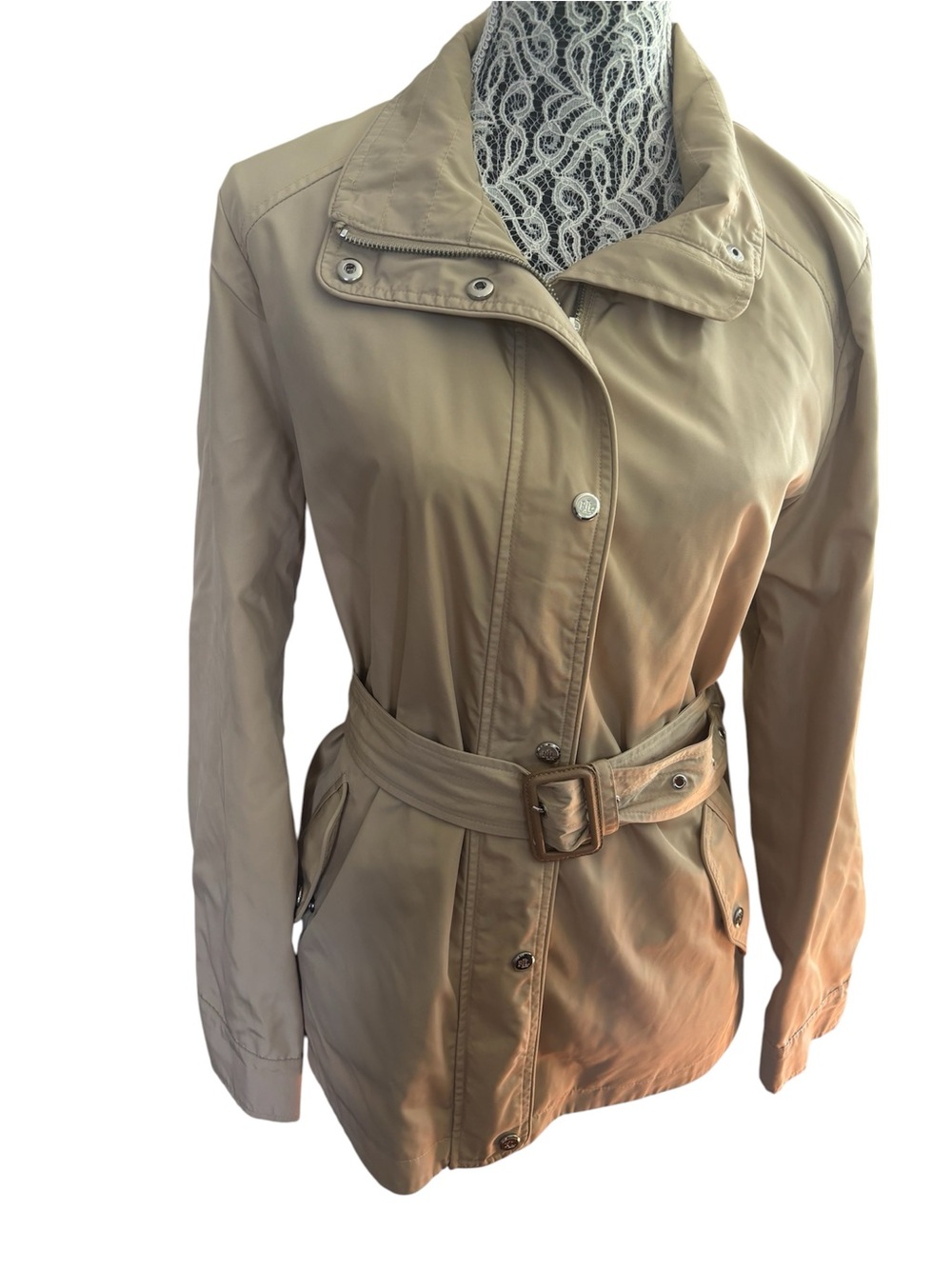 Lauren Ralph Lauren Tan Belted Trench Coat